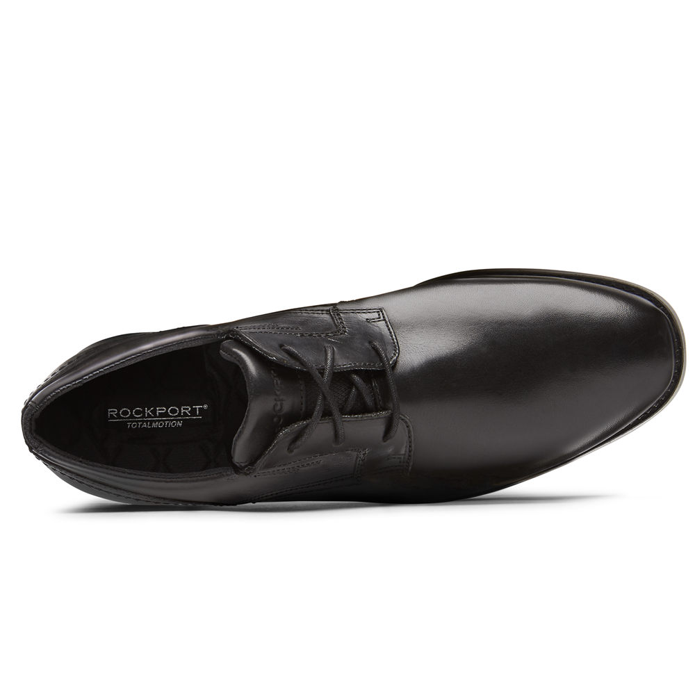 Rockport Mens Total Motion Sport Plain Toe - Dress Shoes Black - QEG059827